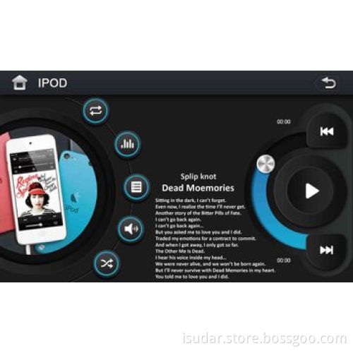 7" Car DVD Player for SsangYong Korando, with 3G, 1080p Video Play, Supports iPhone 5S/CPU 800M
